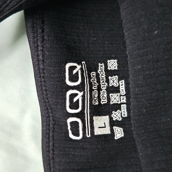 QQQ Black and Gray Bodysuit Set, Size L - Picture 2 of 8